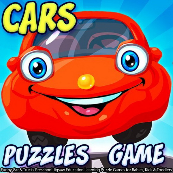 汽车拼图游戏.Cars Puzzles Game – Funny Car & Trucks Preschool Jigsaw Education Learning Puzzle Games for Babies, Kids & Toddlers