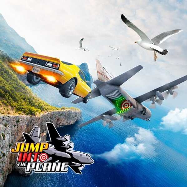 跳进飞机.Jump into the Plane