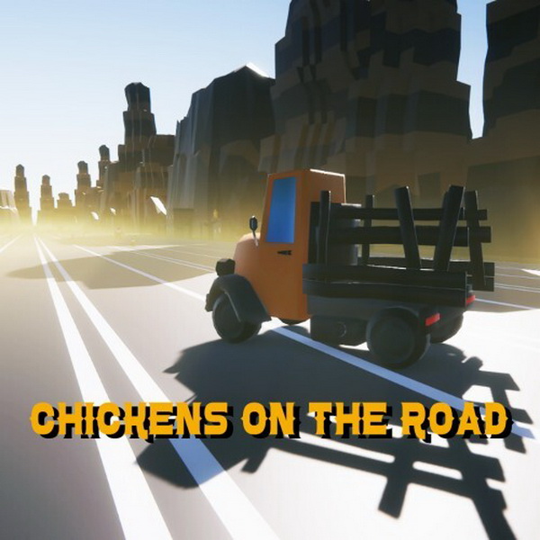 路上的小鸡.Chickens On The Road