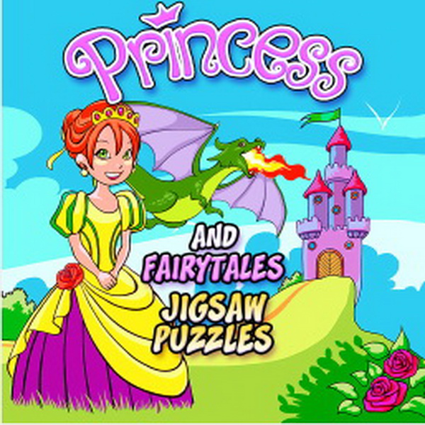 儿童益智游戏：公主和童话拼图.Princess and Fairytales Jigsaw Puzzles：Princesses Fairy Tales Intelligence Trainer Kids Games Learning Game for Girls & Boys