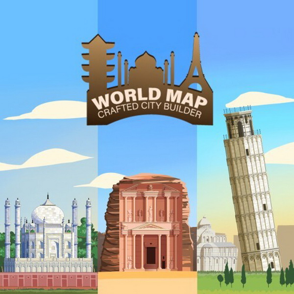 世界地图：城市建造者.World Map: Crafted City Builder
