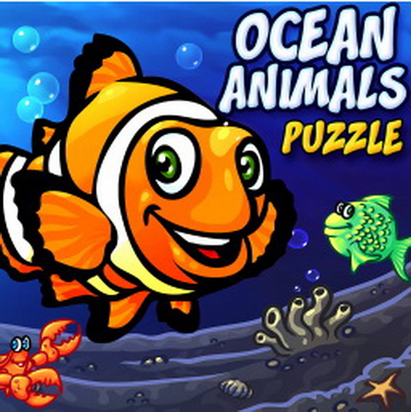 海洋动物拼图.Ocean Animals Puzzle – Preschool Animal Learning Puzzles Game for Kids & Toddlers