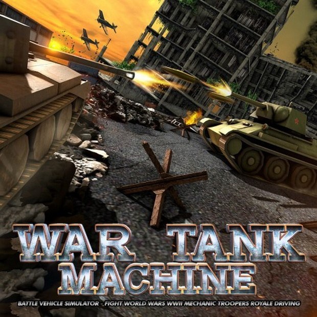 战争坦克机战车模拟器.War Tank Machine Battle Vehicle Simulator – Fight World Wars