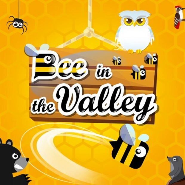 山谷中的蜜蜂.Bee In The Valley