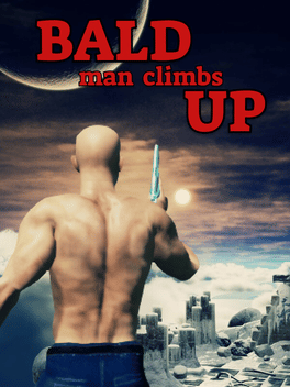 秃子向上爬.Bald Man Climbs Up