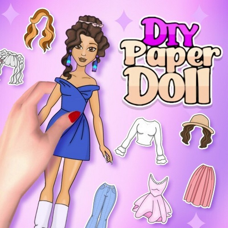 DIY纸娃娃.DIY Paper Doll