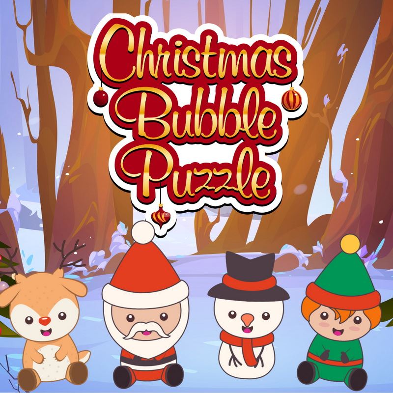 圣诞泡泡拼图.Christmas Bubble Puzzle