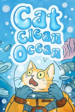猫咪清理海洋.Cat Clean Ocean