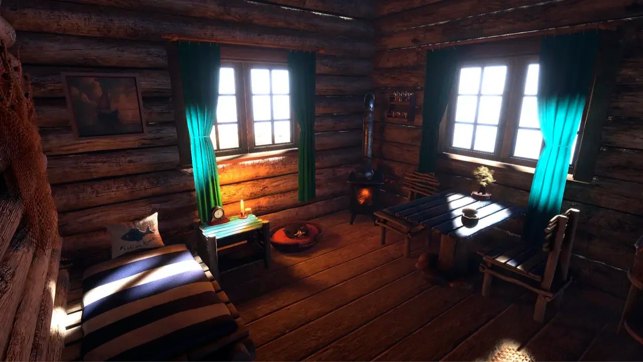 温馨小木屋.Log Away_2