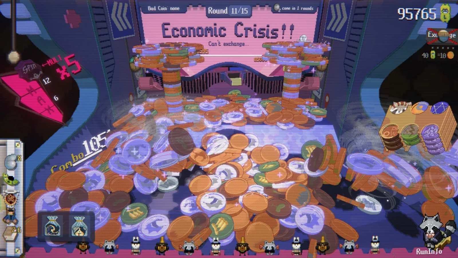 浣熊推币机.Raccoin: Coin Pusher Roguelike_1