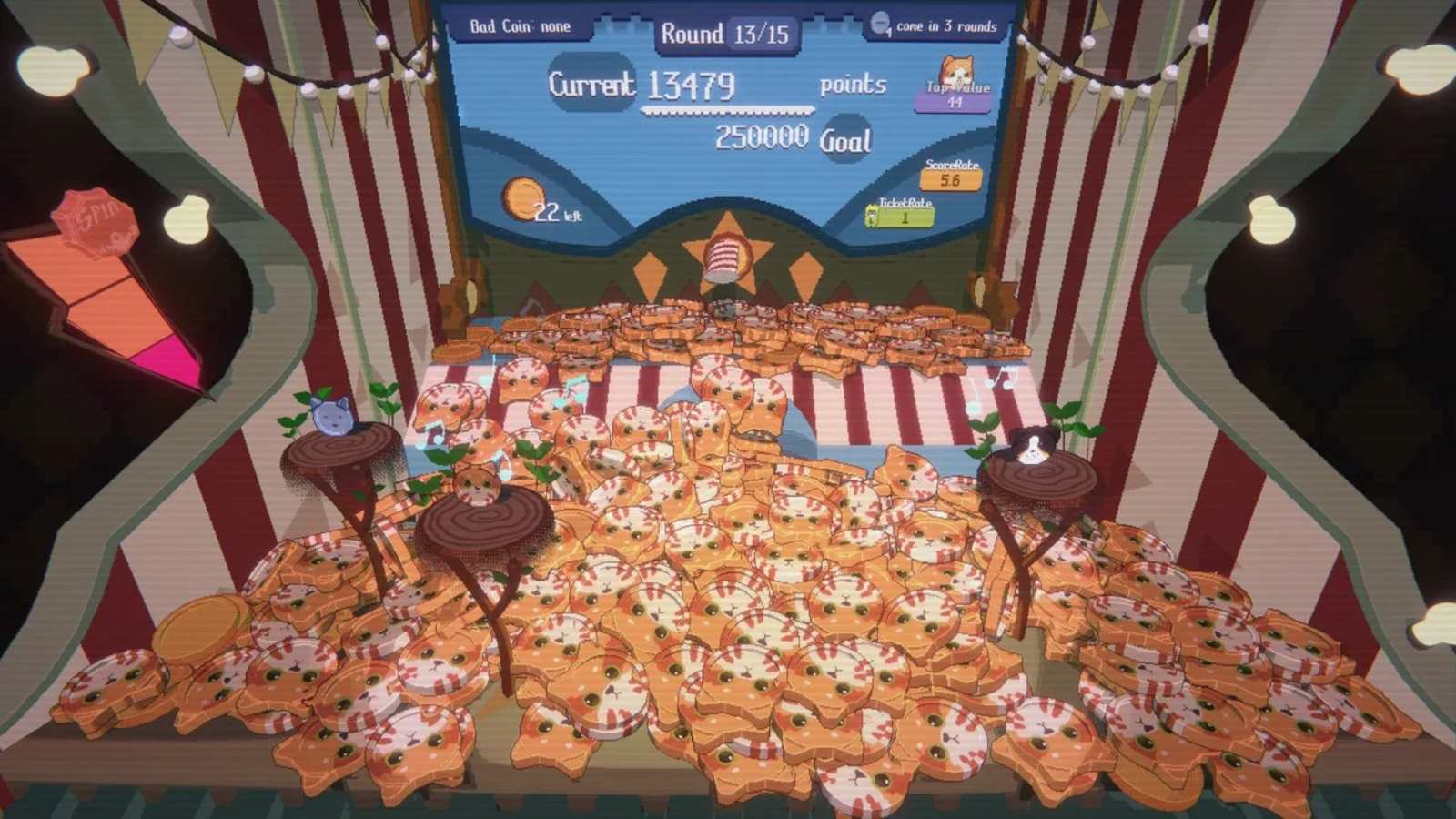 浣熊推币机.Raccoin: Coin Pusher Roguelike_2