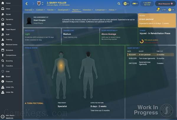 FM足球经理2018.Football Manager 2018_2
