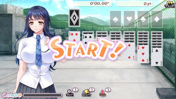 美少女接龙扑克.Pretty Girls Klondike Solitaire_2