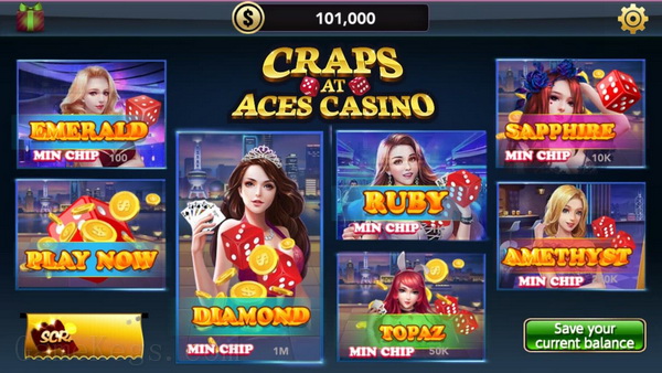 王牌博彩厅.Craps at Aces Casino_1