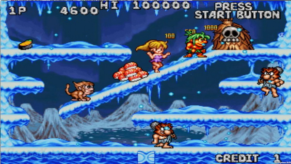 复古经典街机：战斗原始人 2 – 乔与麦可的回归.Johnny Turbo’s Arcade: Joe and Mac Returns_0