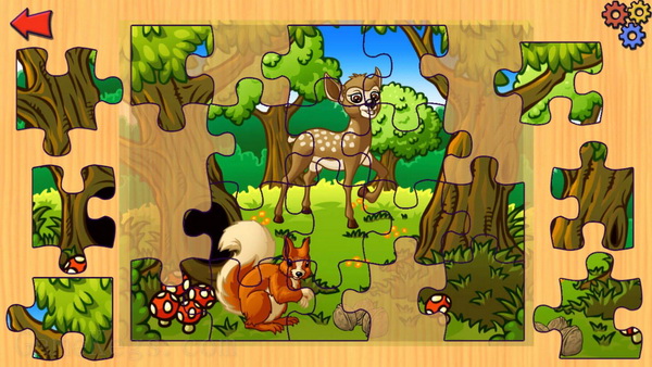 有趣的儿童农场动物拼图游戏.Funny Farm Animal Jigsaw Puzzle Game for Kids and Toddlers_0