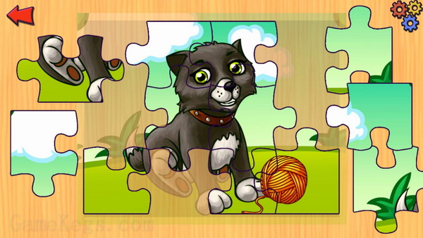 有趣的儿童农场动物拼图游戏.Funny Farm Animal Jigsaw Puzzle Game for Kids and Toddlers_1