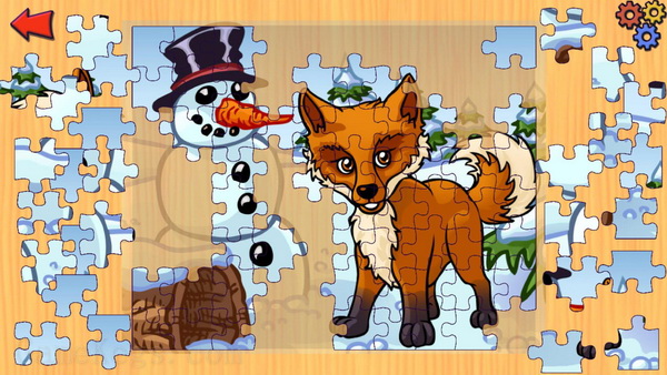 有趣的儿童农场动物拼图游戏.Funny Farm Animal Jigsaw Puzzle Game for Kids and Toddlers_3