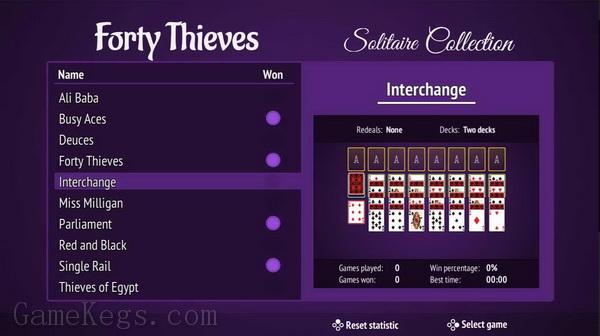 四十大盗纸牌合集.Forty Thieves Collection_0