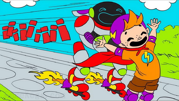 漫画涂色书.Comic Coloring Book_2