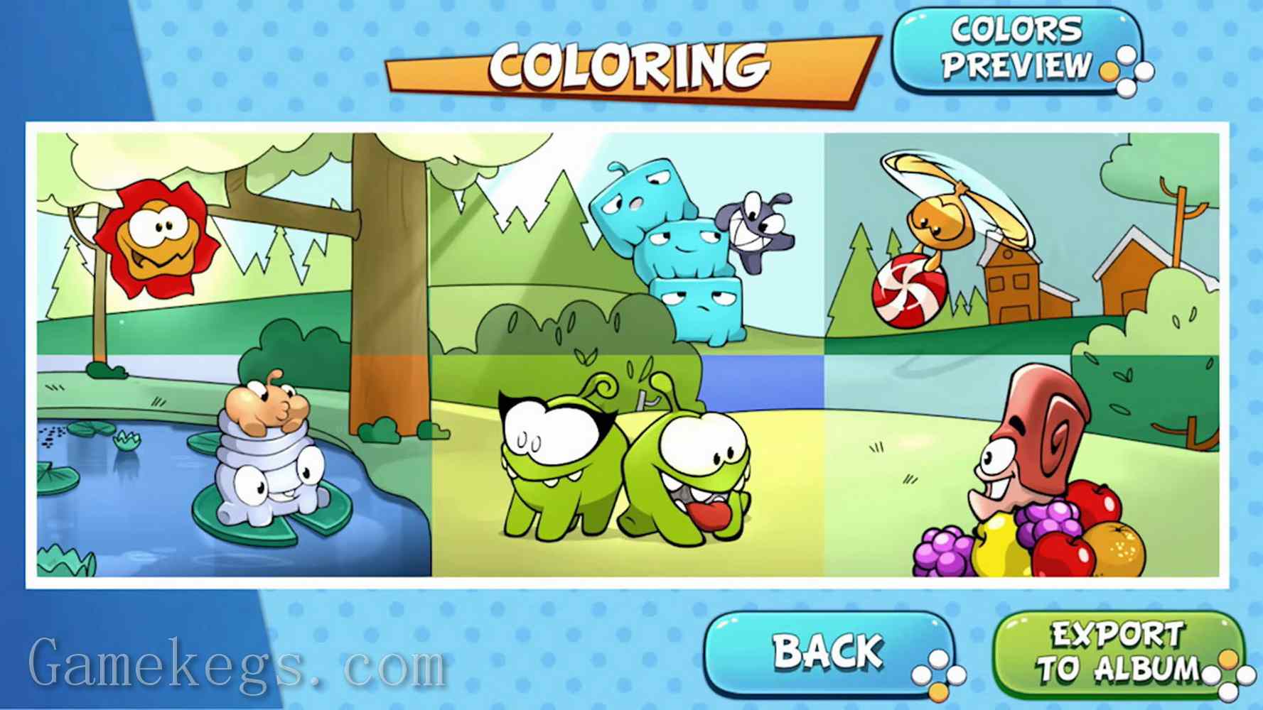 奥姆：涂色，卡通和拼图.Om Nom: Coloring, Toons & Puzzle_1