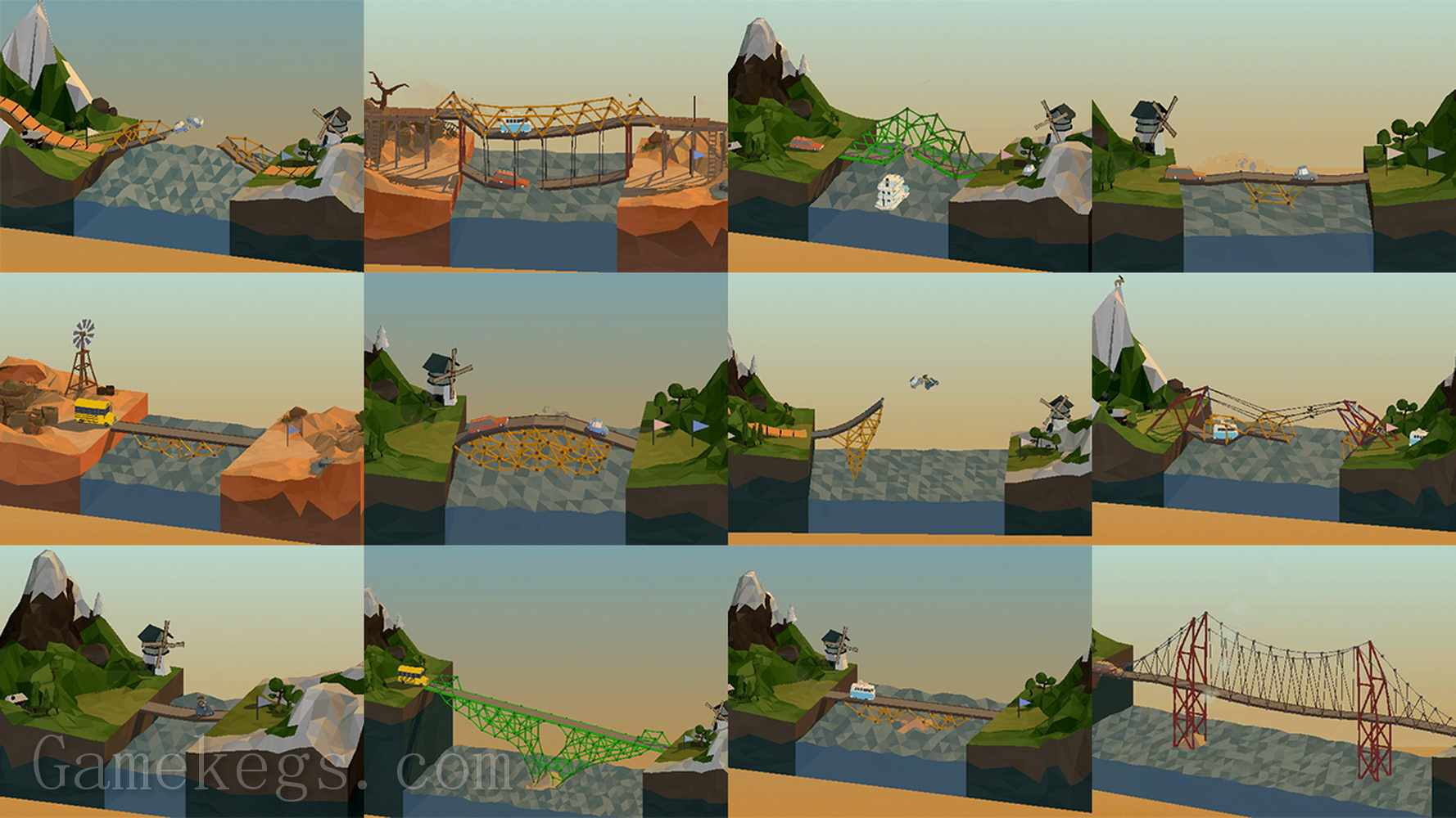 多边形造桥.Poly Bridge_3