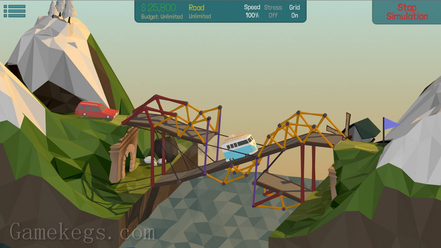 多边形造桥.Poly Bridge_4