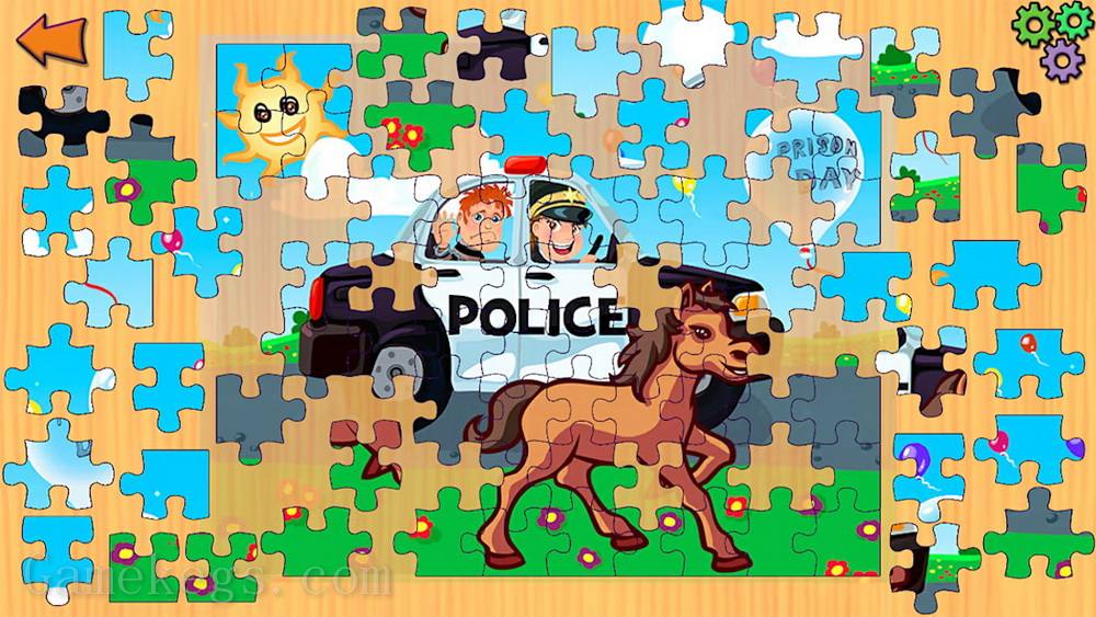 汽车拼图游戏.Cars Puzzles Game – Funny Car & Trucks Preschool Jigsaw Education Learning Puzzle Games for Babies, Kids & Toddlers_0