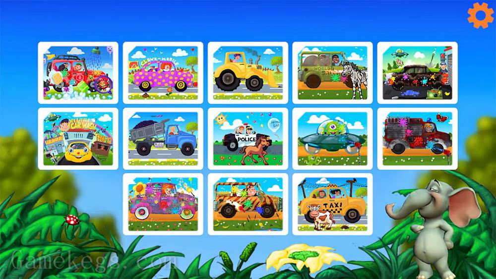 汽车拼图游戏.Cars Puzzles Game – Funny Car & Trucks Preschool Jigsaw Education Learning Puzzle Games for Babies, Kids & Toddlers_1