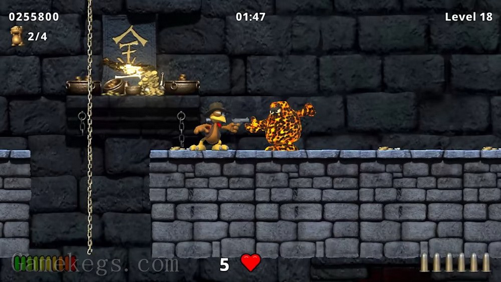 莫汉翡翠跑跳大冒险：陷阱和珍宝2.Moorhuhn Jump and Run: Traps and Treasures 2_4