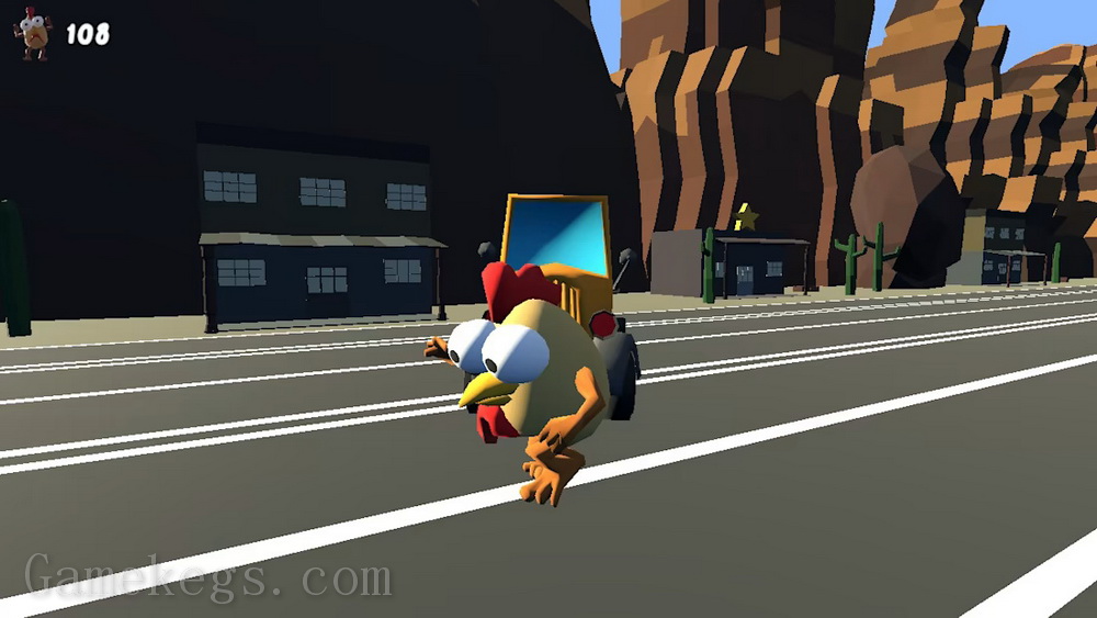 路上的小鸡.Chickens On The Road_0