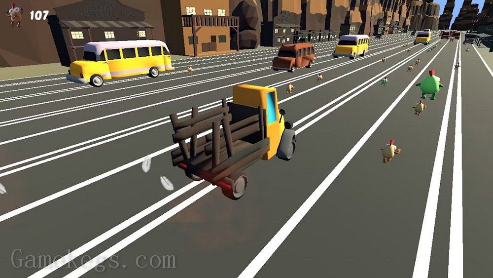 路上的小鸡.Chickens On The Road_1