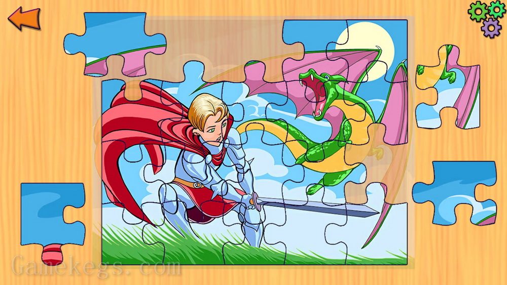 儿童益智游戏：公主和童话拼图.Princess and Fairytales Jigsaw Puzzles：Princesses Fairy Tales Intelligence Trainer Kids Games Learning Game for Girls & Boys_1