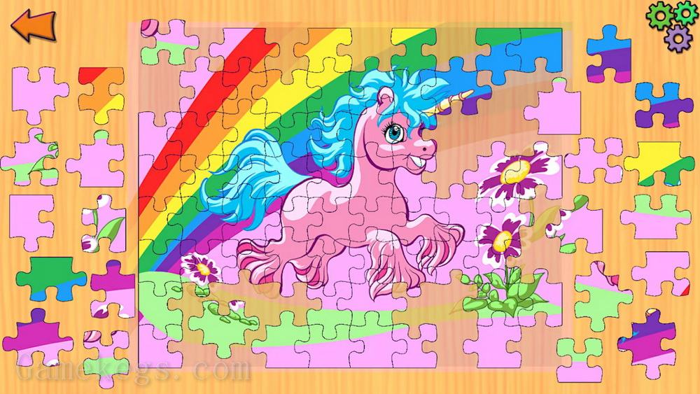 儿童益智游戏：公主和童话拼图.Princess and Fairytales Jigsaw Puzzles：Princesses Fairy Tales Intelligence Trainer Kids Games Learning Game for Girls & Boys_2