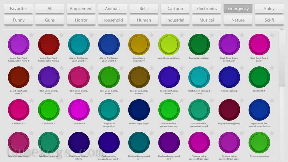 音板：具有即时声音的按钮.Soundboard: buttons with instant sounds_2