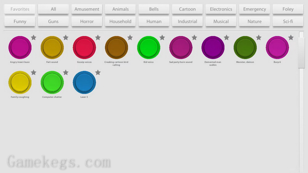 音板：具有即时声音的按钮.Soundboard: buttons with instant sounds_3