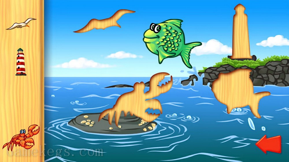 海洋动物拼图.Ocean Animals Puzzle – Preschool Animal Learning Puzzles Game for Kids & Toddlers_0