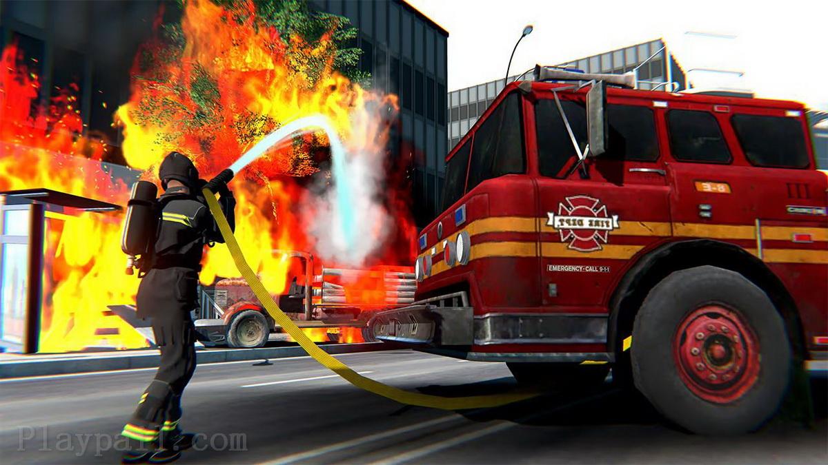 消防员：消防车模拟器2022.Firefighter: Car Fire Truck Sim Driving 2022 Simulator_0