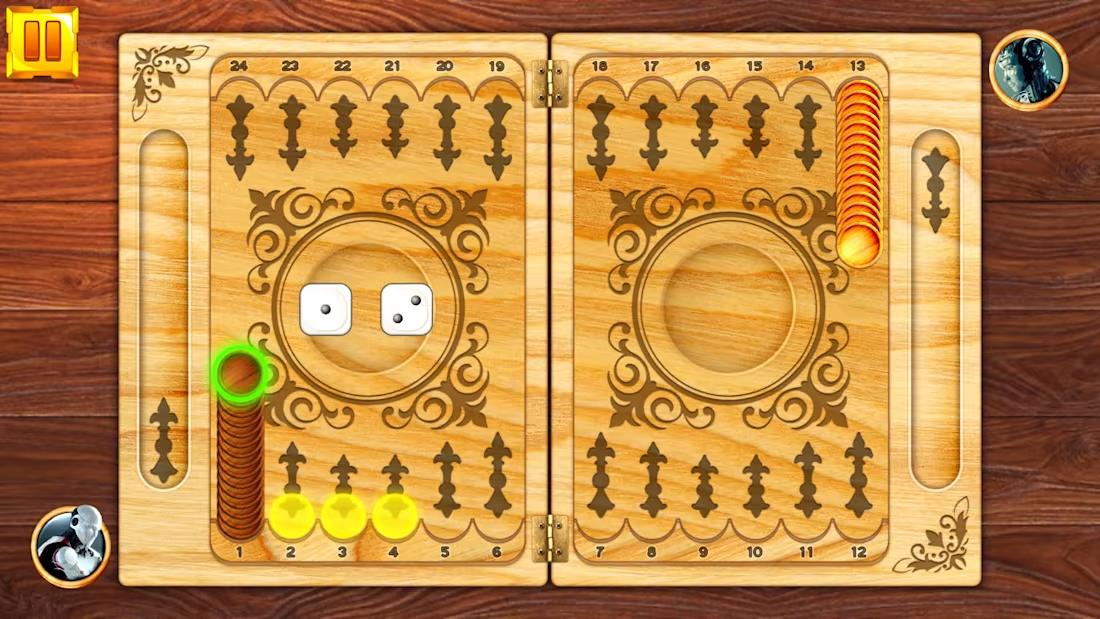 双陆棋：桌面益智游戏.Backgammon: Board Game Puzzle_0