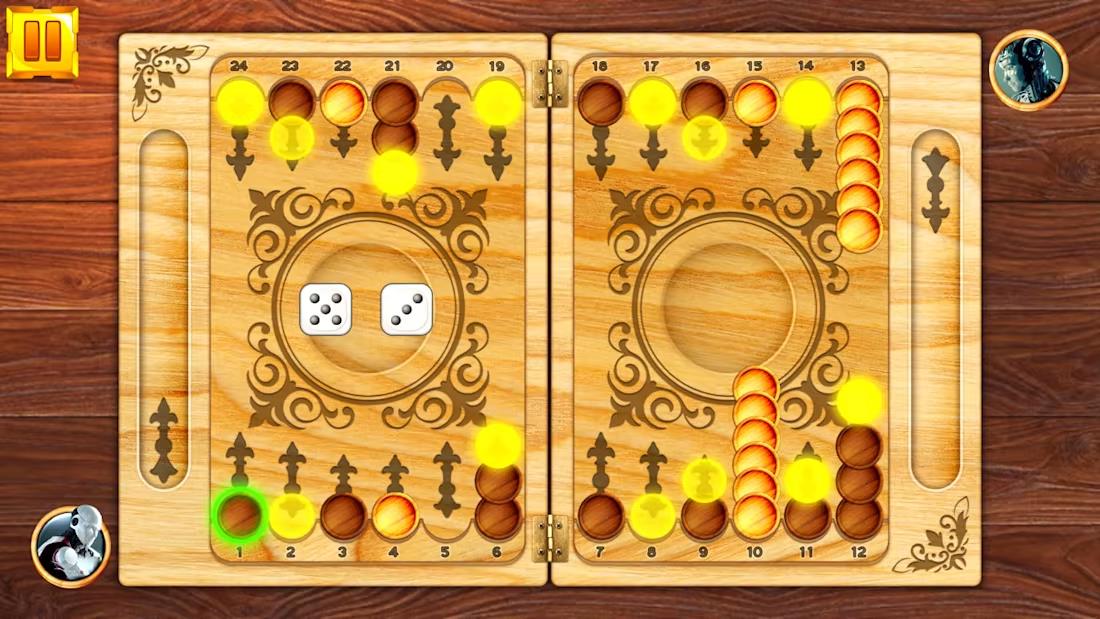 双陆棋：桌面益智游戏.Backgammon: Board Game Puzzle_1