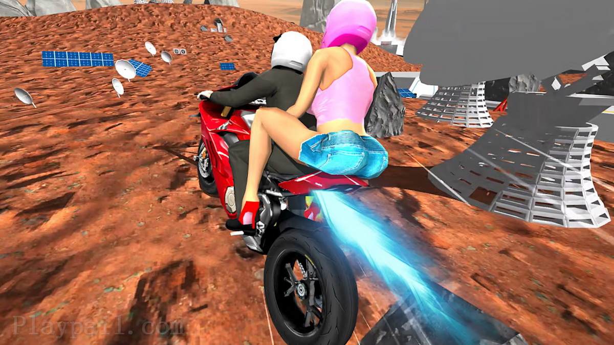坡道自行车跳跃.Ramp Bike Jumping_0