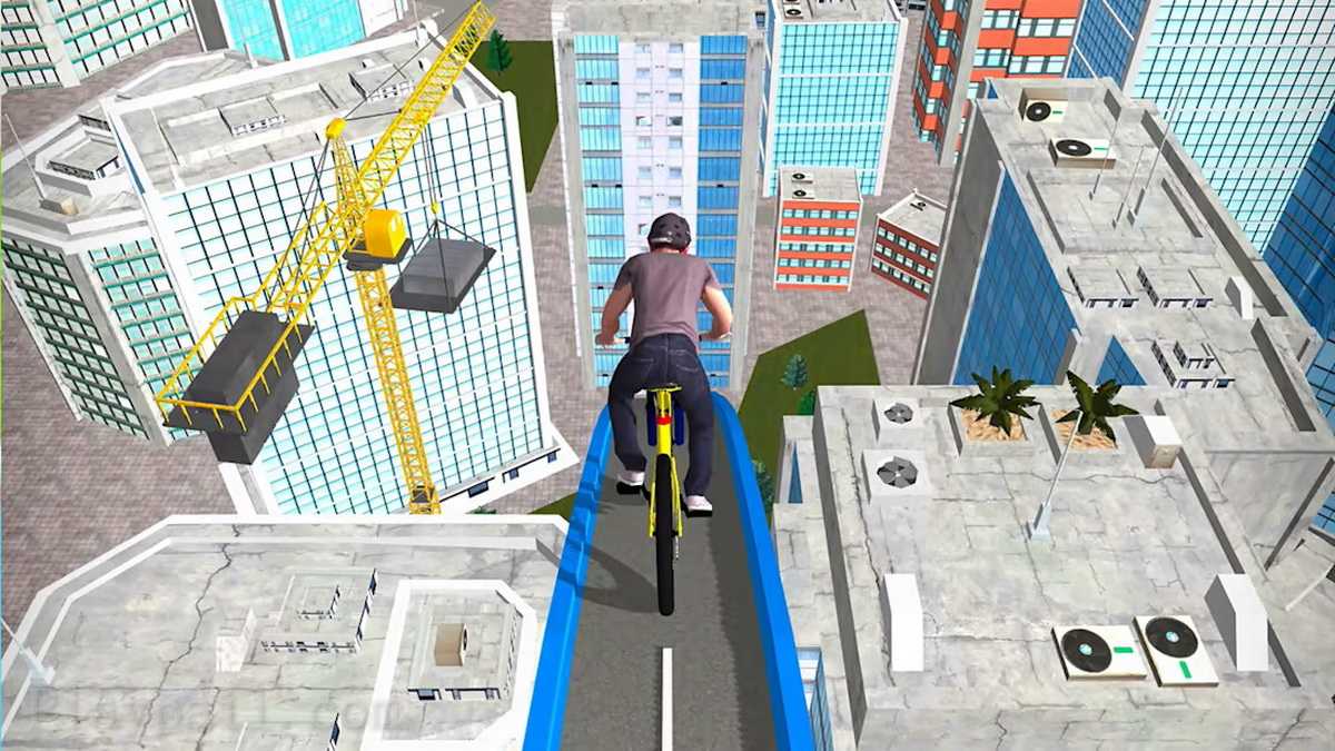 坡道自行车跳跃.Ramp Bike Jumping_3