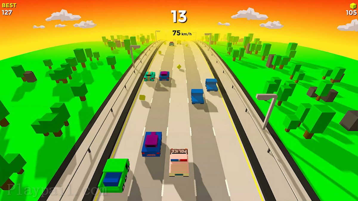 公路模拟器上的至尊赛车 – 终极驾驶游戏.Supreme Car Race on Highway Simulator – Ultimate Driving Games Poly Experience_3