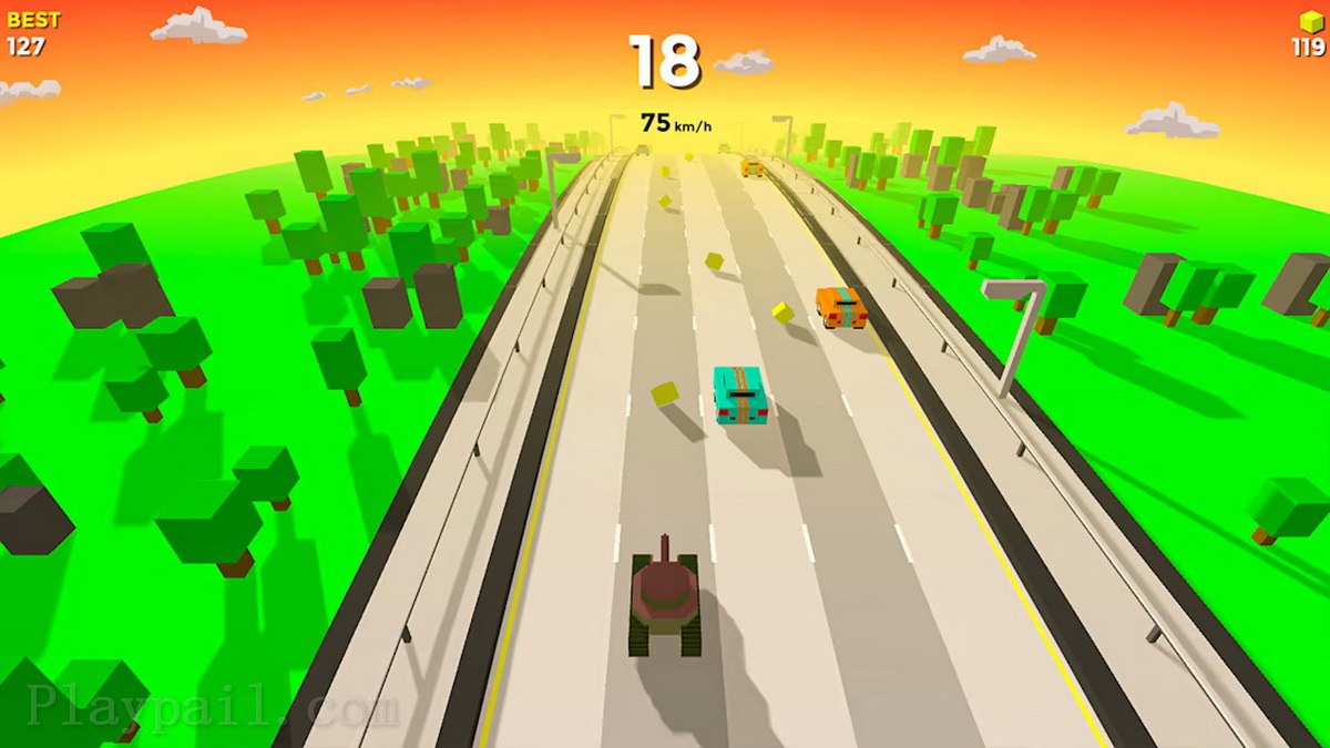 公路模拟器上的至尊赛车 – 终极驾驶游戏.Supreme Car Race on Highway Simulator – Ultimate Driving Games Poly Experience_4