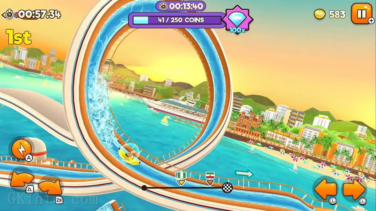 水上公园赛车.Uphill Rush Water Park Racing_3