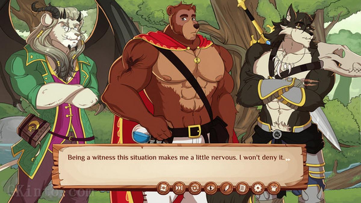 堕落熊的洞穴.Burrow of the Fallen Bear: A Gay Furry Visual Novel_0