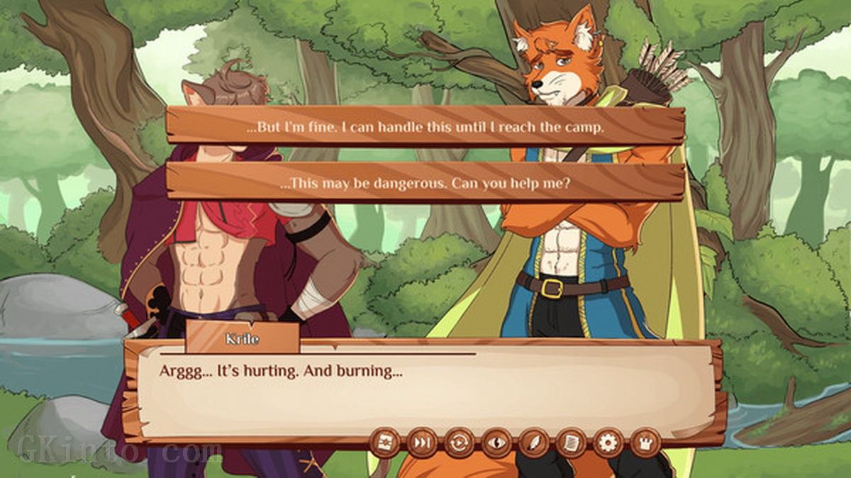堕落熊的洞穴.Burrow of the Fallen Bear: A Gay Furry Visual Novel_1