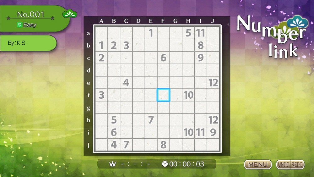 Nikoli益智游戏S数连Numberlink.Puzzle by Nikoli S: Numberlink_0