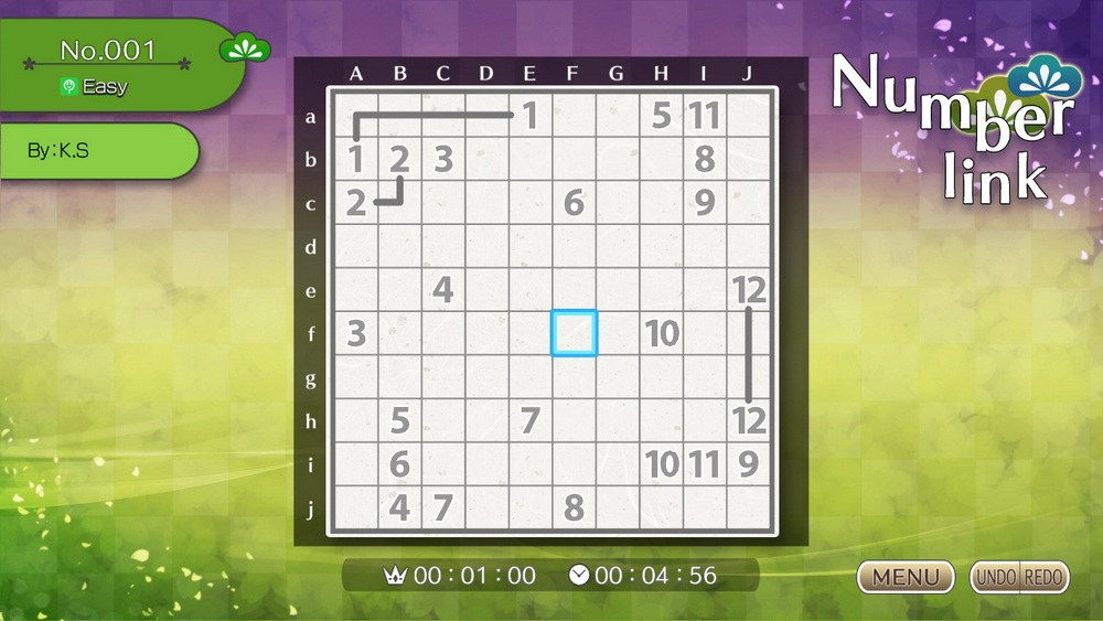 Nikoli益智游戏S数连Numberlink.Puzzle by Nikoli S: Numberlink_1