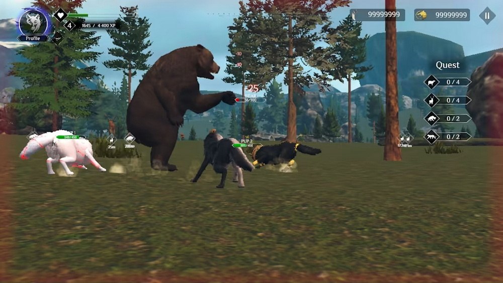 狼模拟器：RPG生存动物之战.Wolf Simulator: RPG Survival Animal Battle_1